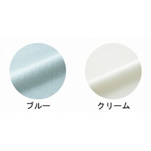 ブルー防水シーツ スムースボックス クリーム