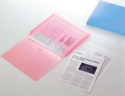 ムービーキャリーファイル A4 ブルー×6