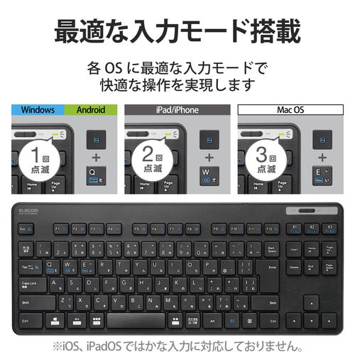 ワイヤレスキーボード ミニキー 簡易パッケージ