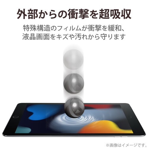 iPad 10.2インチ 保護フィルム 高光沢