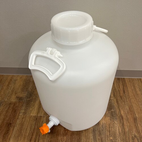 ハンディーボトル活栓付 20L 広口 耐薬コック付
