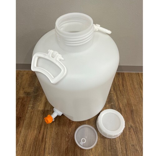 ハンディーボトル活栓付 20L 広口 耐薬コック付