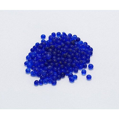シリカゲルA型 球状 ビーズ5UP青