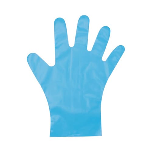 PD−110 ポリエチレン手袋 青 SS