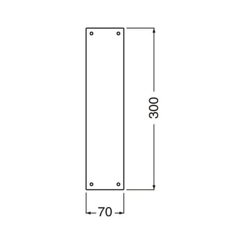 NO93 真鍮押板300ミリ金