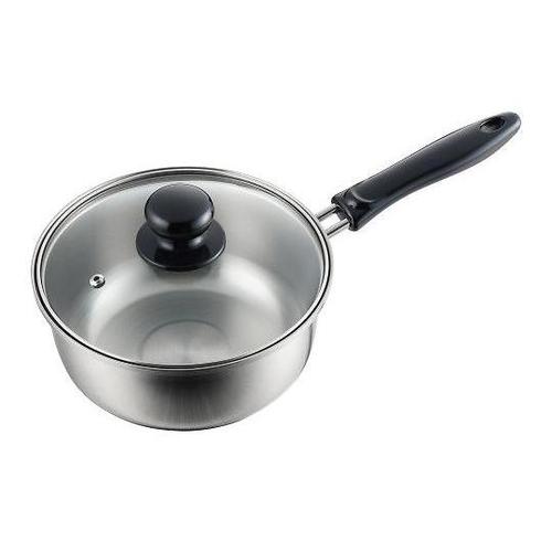 4018545 ガラス蓋三層鋼片手鍋16