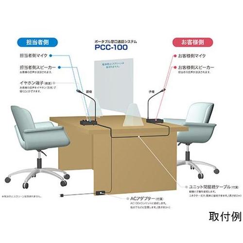 PCC−100ポータブル窓口通話システム
