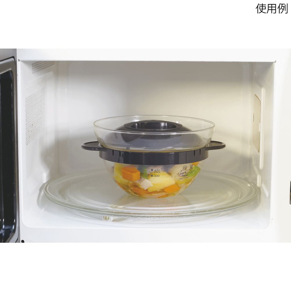 XOY−1−B ガラスのレンジおかず鍋