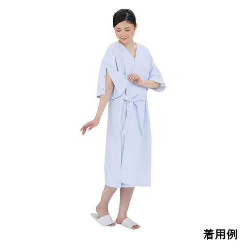 術前・術後衣(男女兼用) サックス フリ