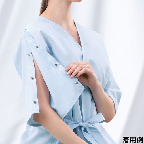 術前・術後衣(男女兼用) サックス フリ