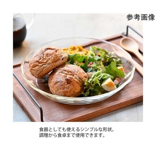 耐熱ガラス製プレート800 16個入 H