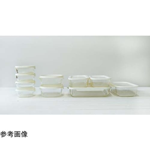 スタッキング耐熱ガラスコンテナ・スクエア