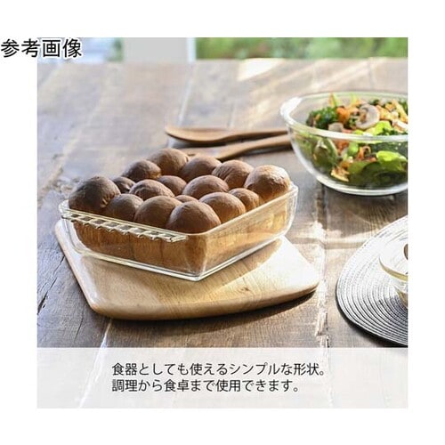 スタッキング耐熱ガラスコンテナ・スクエア