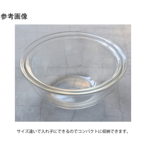 耐熱ガラス製浅型ボウル2500 12個入