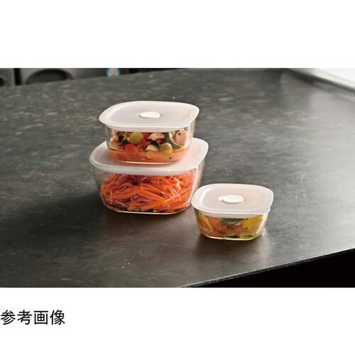 耐熱ガラス製密閉保存容器・角600 36