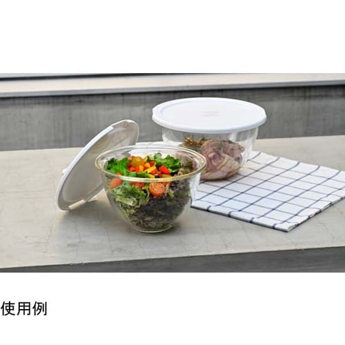 レンジフタ付き耐熱ガラスボウル 2個×6