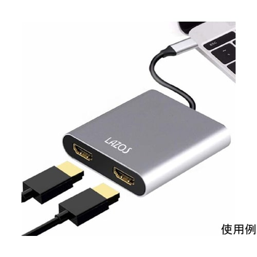 2in1 TypeCハブ L−CH2