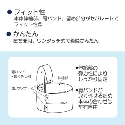 マトラあんしん胸帯 しっかり固定 フリー