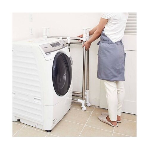 PS いっぱい干せる伸縮自在多機能物干し