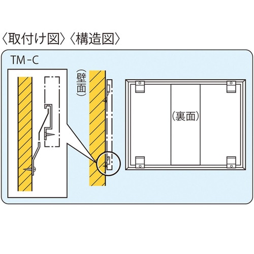 軽量ステンレス製平面ミラー 80×452