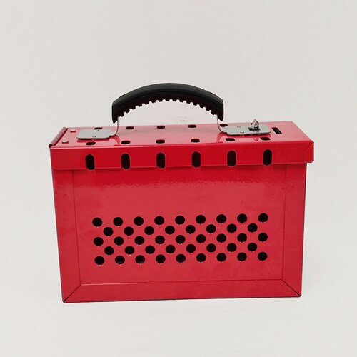 グループロックアウト用ボックス 赤 J2