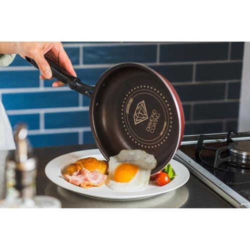 ダイヤモンドコートフライパン ガス 20cm