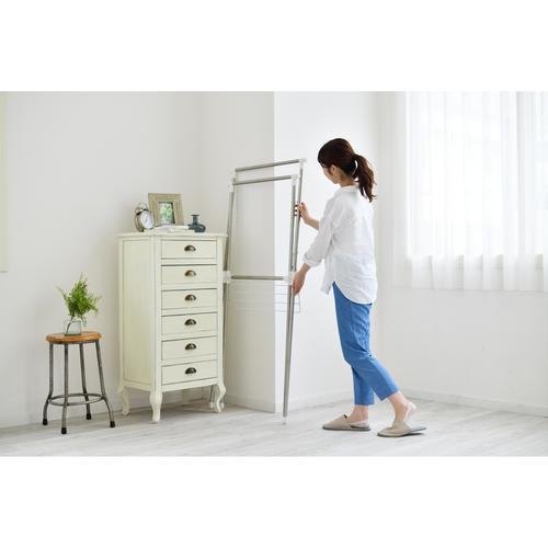 簡単組立ステンレス室内物干し