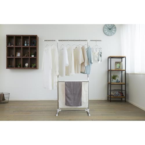 簡単組立ステンレス室内物干し