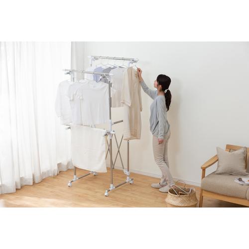 組み立て簡単たっぷり物干し