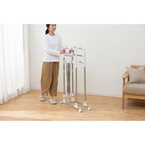 組み立て簡単たっぷり物干し