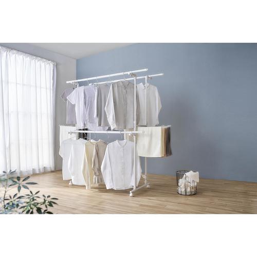 組み立て簡単たっぷりスタイル物干し