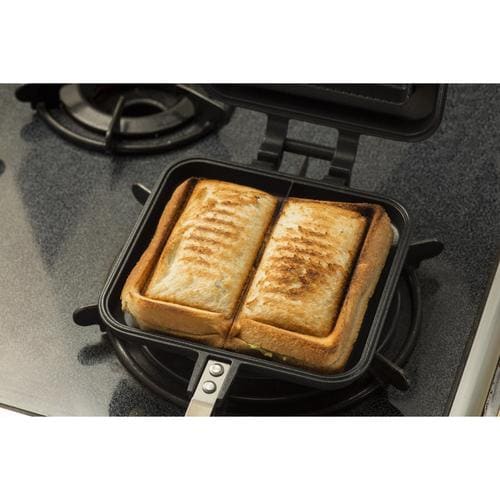 具だくさんホットサンドメーカーダブル ガス火専用