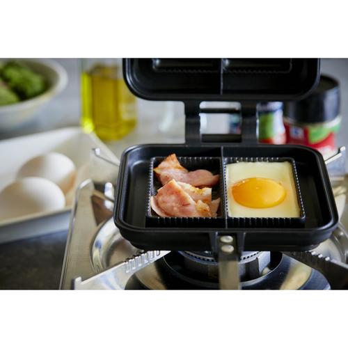 具だくさんホットサンドメーカーダブル ガス火専用