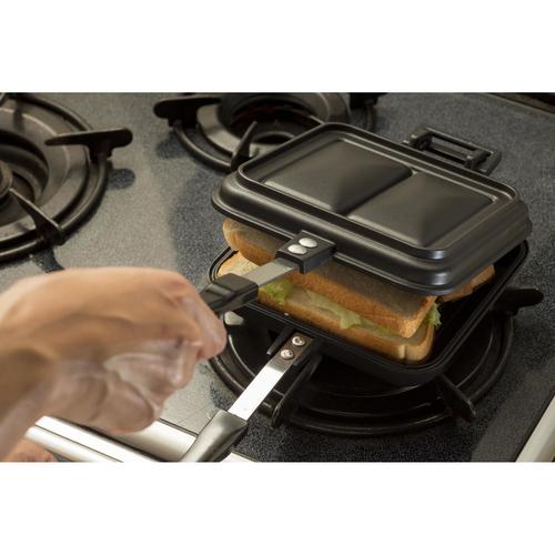 具だくさんホットサンドメーカーダブル ガス火専用