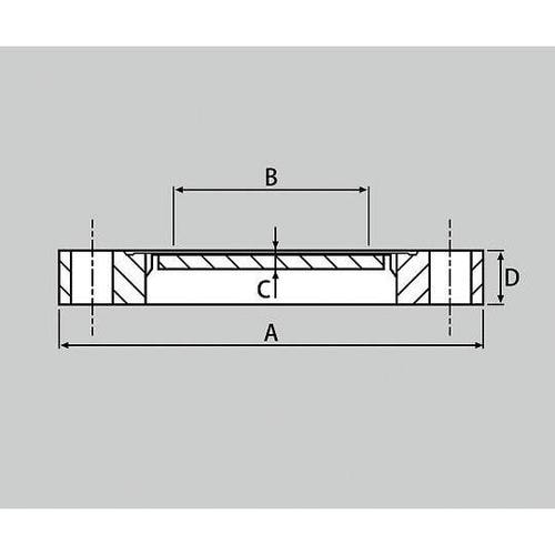 ビューポート 合成石英 ICF70