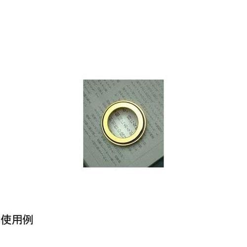 ペーパーウェイト 文鎮 ルーペ 5倍 40mm