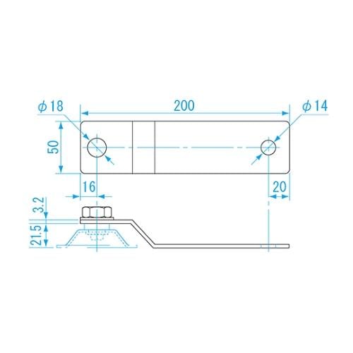 石定盤架台補助プレート GPL−13