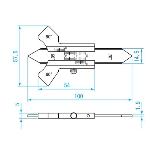 溶接ゲージ AWG−10