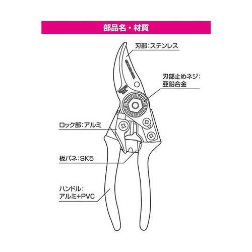 ラクラク剪定ハサミ 女性用 SV−577