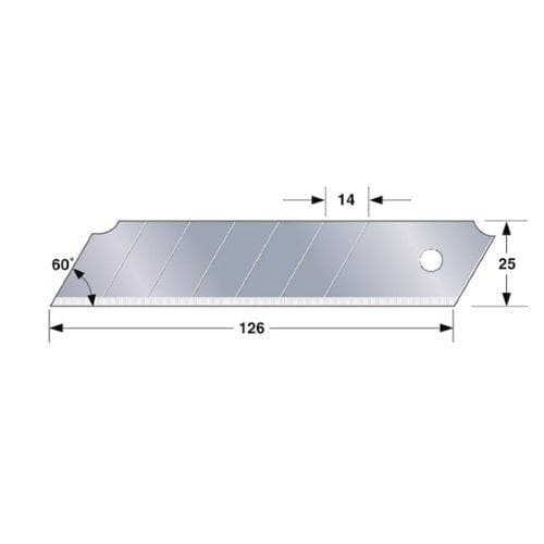 カッターナイフ替刃 EA589AT−71