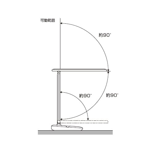 LEDデスクスタンド EA761XL−2
