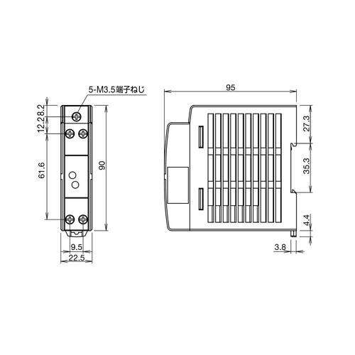 スイッチングパワーサプライ EA940DN−22A