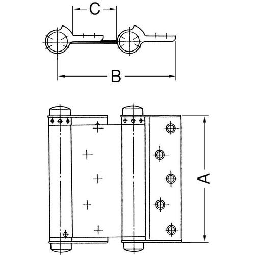 自由丁番 EA951BW−64