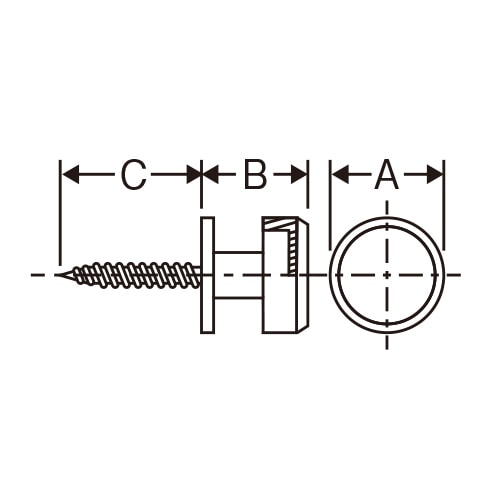 ねじ付フック EA951DA−9