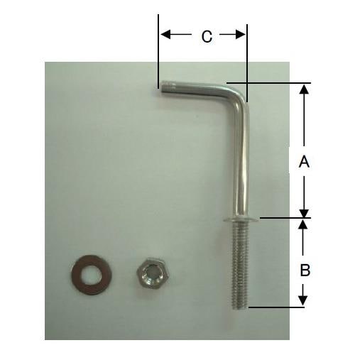 ナット・ねじ付L型フック EA951DS−41
