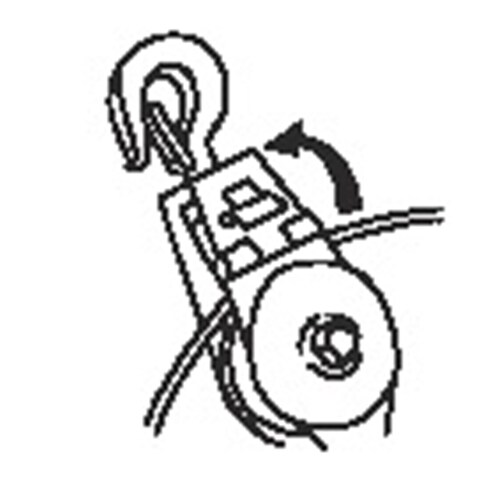 強力型フック付滑車 EA987HA−125A