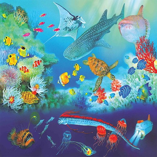 ジグソーパズル STEP4 たんけん 動物の世界