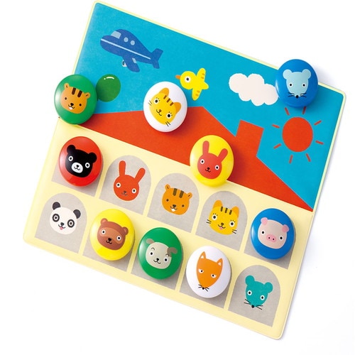 くろくまくんの絵あわせあそび マグネットでぴったん