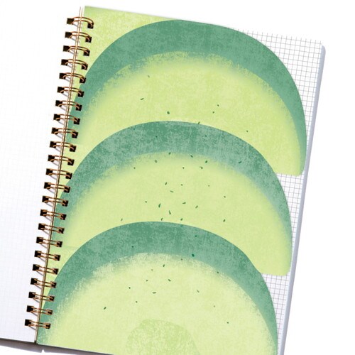 サンドイッチ リングノートA5 エビ&アボカド×2