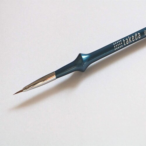 こぶ軸筆 面相筆 コリンスキー 極細 3本入